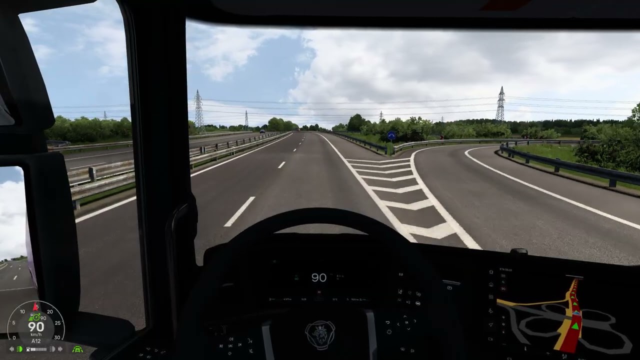 Euro Truck Simulator 2 Valentine 2026 part 4 Liepāja - Kaliningrad