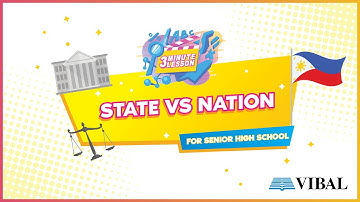 [3-MINUTE LESSON] Philippine Politics and Governance: State vs. Nation (Senior High School)