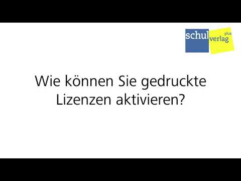 Wie können Sie gedruckte Lizenzen aktivieren?