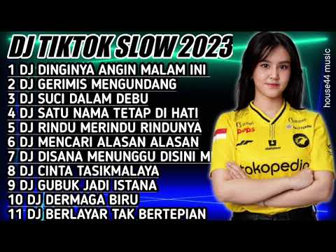 DJ TIKTOK FULL BASS 2023 - DJ DINGINNYA ANGIN MALAM INI - DJ GERIMIS MENGUNDANG