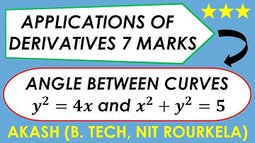 Applications of Derivatives 7 Marks Q5 | Tangents and Normals #applicationsofderivatives