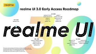 realme UI 3.0 Devices List | realme UI 3.0 Roadmap | realme UI 3.0 Early Access | realme Android 12