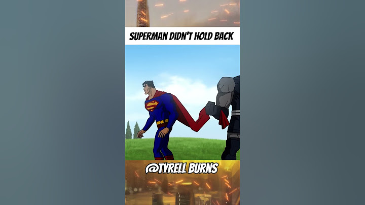 Superman STOPS holding back #shorts #dc #superman #dcuniverse