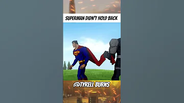 Superman STOPS holding back #shorts #dc #superman #dcuniverse