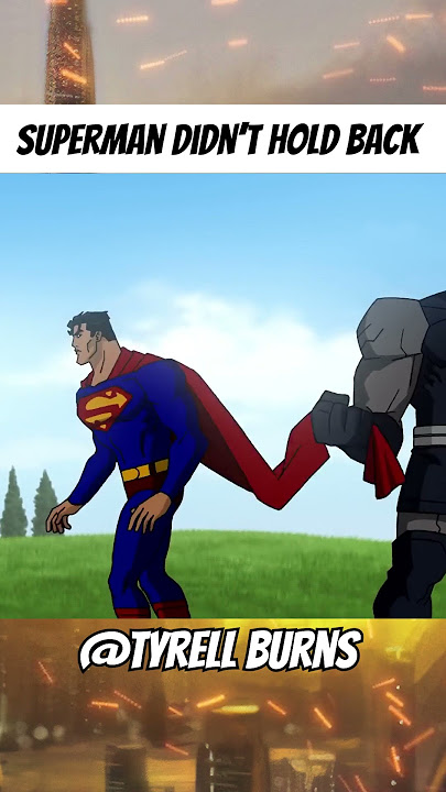 Superman STOPS holding back #shorts #dc #superman #dcuniverse