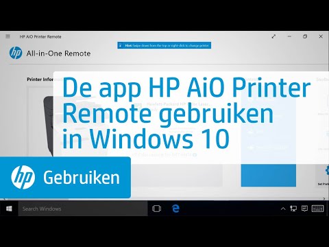 app HP Printer Remote gebruiken in Windows 10 - YouTube