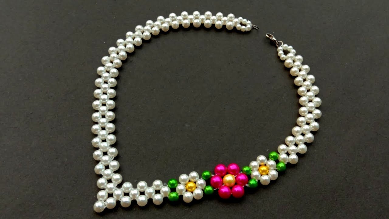 how to make name necklace at home