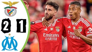 Benfica Vs OM Marseille ( 2 1 ) | EXTENDS Highlights | Premier league