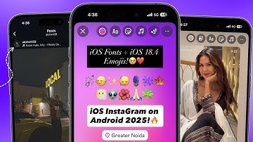 iOS Fonts + iOS 18.4 Emojis On Android Instagram 2025 | Real iOS Fonts On Android!🔥
