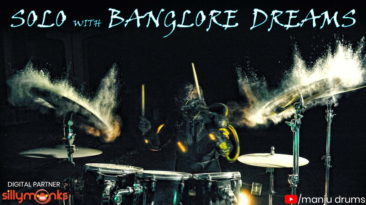 Manjunath.N.S Drums Solo with "BANGALORE DREAMS" (drum cam)