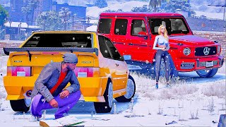 РЕАЛЬНЫЕ ПАЦАНЫ В GTA 5 - ГОПНИК СЛЕДИТ ЗА СВОЕЙ ЖЕНОЙ НА ГЕЛИКЕ ! ИЗМЕНА ? ⚡ ГАРВИН