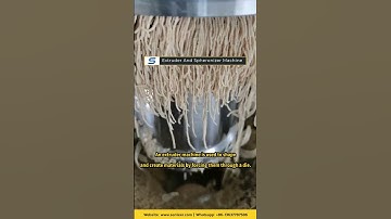 Extruder And Spheronizer Machine Working Method