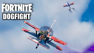 Fortnite - Flying in an Airplane (DogFight) - Snowmando Location