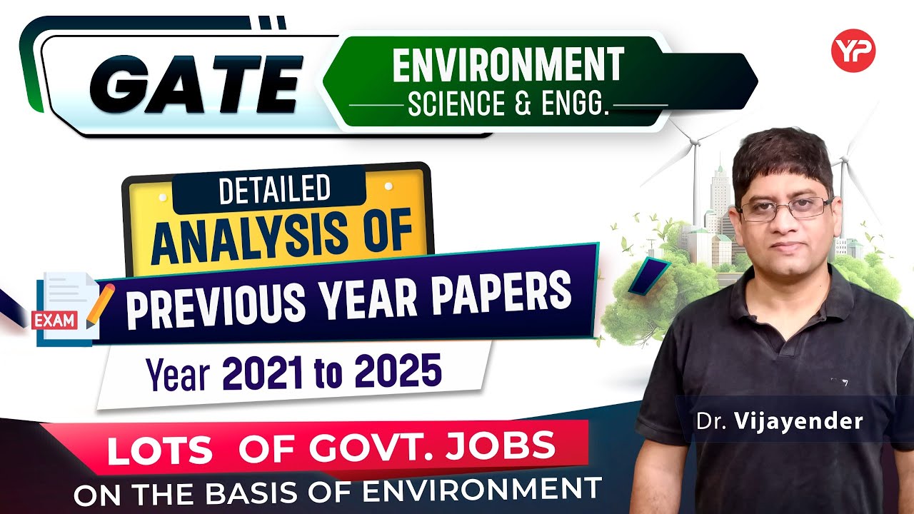 Lots of Job opportunities through Environment | Detailed analysis of GATE ES PYQ from 2021-2025