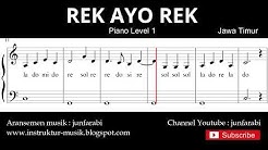 not balok rek ayo rek - piano level 1 - lagu daerah jawa timur - solmisasi  - Durasi: 1:54. 