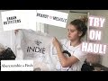 TRY ON CLOTHING HAUL HIGH SCHOOL ,  Brandy Melville, Urban Outfitters,
