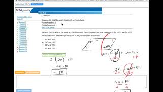 Edgenuity – Unit 4 Review – Parallelograms