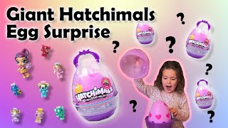 GIANT HATCHIMALS COLLEGGTIBLE ** Surprise Egg Unwrapping **