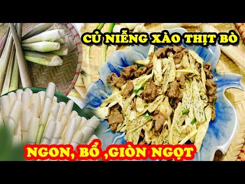 Cách xào củ niễng - Ngon Không Tưởng với Cách làm món CỦ NIỄNG XÀO THỊT BÒ giòn ngọt, bổ dưỡng | Ăn Vặt TV