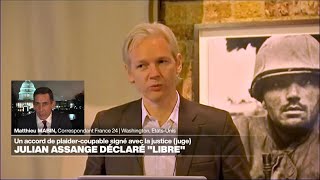 Julian Assange Déclaré Libre Après Avoir Signé Un Accord De Plaider-Coupable France 24