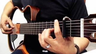 Video thumbnail of "HASRETINLE YANDI GÖNLÜM, Gitar Cover"