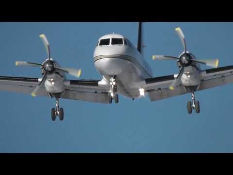 Propair | Grumman G-159 Gulfstream I overhead landing | C-FAWE | Val-d'Or (CYVO)