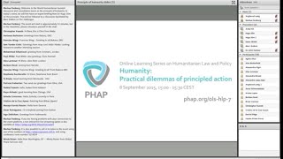 Humanity – Practical dilemmas of principled action