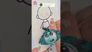 Envy Tocaboca Drawing #insideout2 #paperdiy #shorts