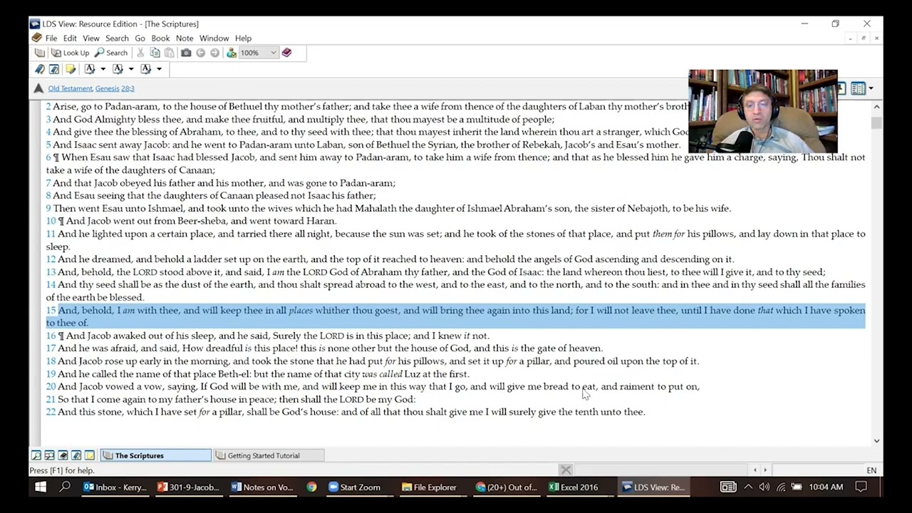 S5 E 18 Jacob's Ladder, Endowment, and the House of the Lord (Genesis 24-33)