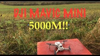 DJI Mavic Mini Range Record 5000m