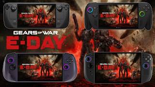 Gears of War: E-Day Benchmark Compared on 4 Handhelds / SteamOS