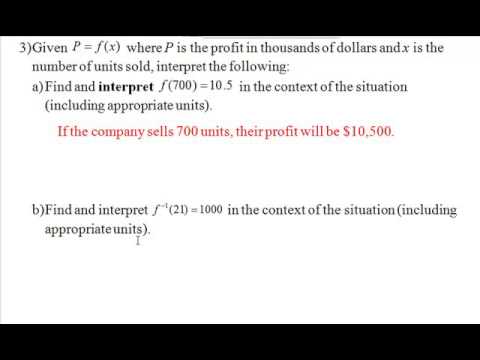 Interpreting Inverse Notation in a Context QR8 3