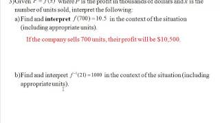 Interpreting Inverse Notation in a Context QR8 3