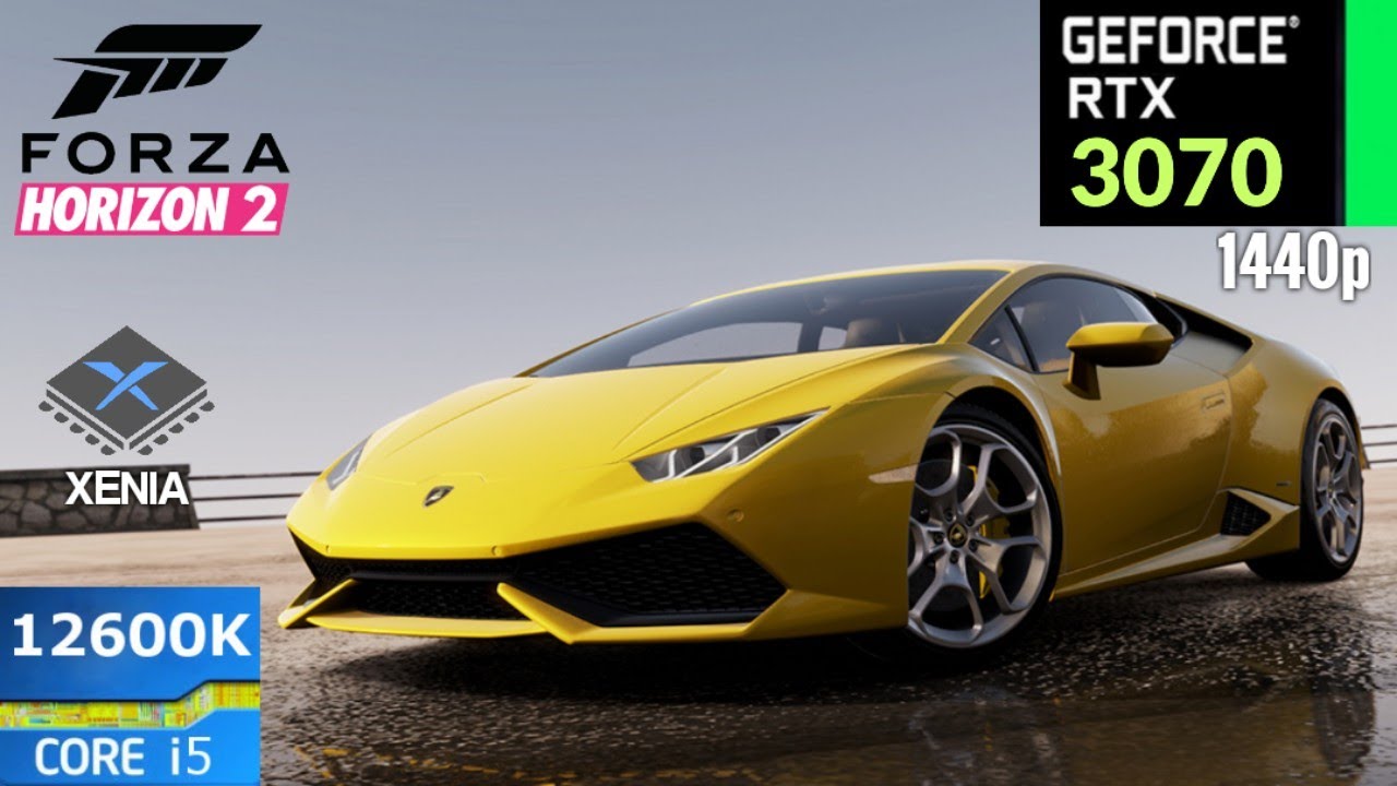 Xenia Emulator Forza Horizon 2 2K RTX 3070 I5 12600K YouTube