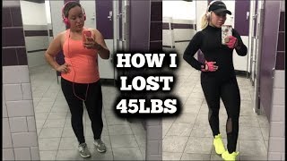 MY WEIGHT LOSS JOURNEY! HOW I LOST 45lbs (EMBARRASSING PICS)
