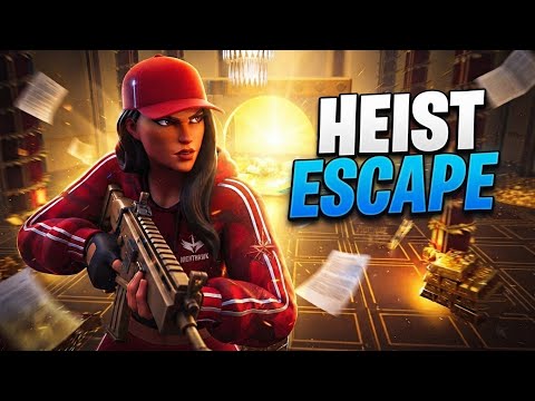JE BRAQUE LA BANQUE SOLO SUR FORTNITE ! | Heist Escape Roguelike PAYDAY Experience