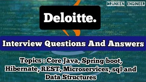 Deloitte Interview Experience | Interview Questions And Answers