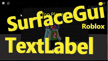 Add Text Labels to Parts SurfaceGui | Roblox Studio Tutorial