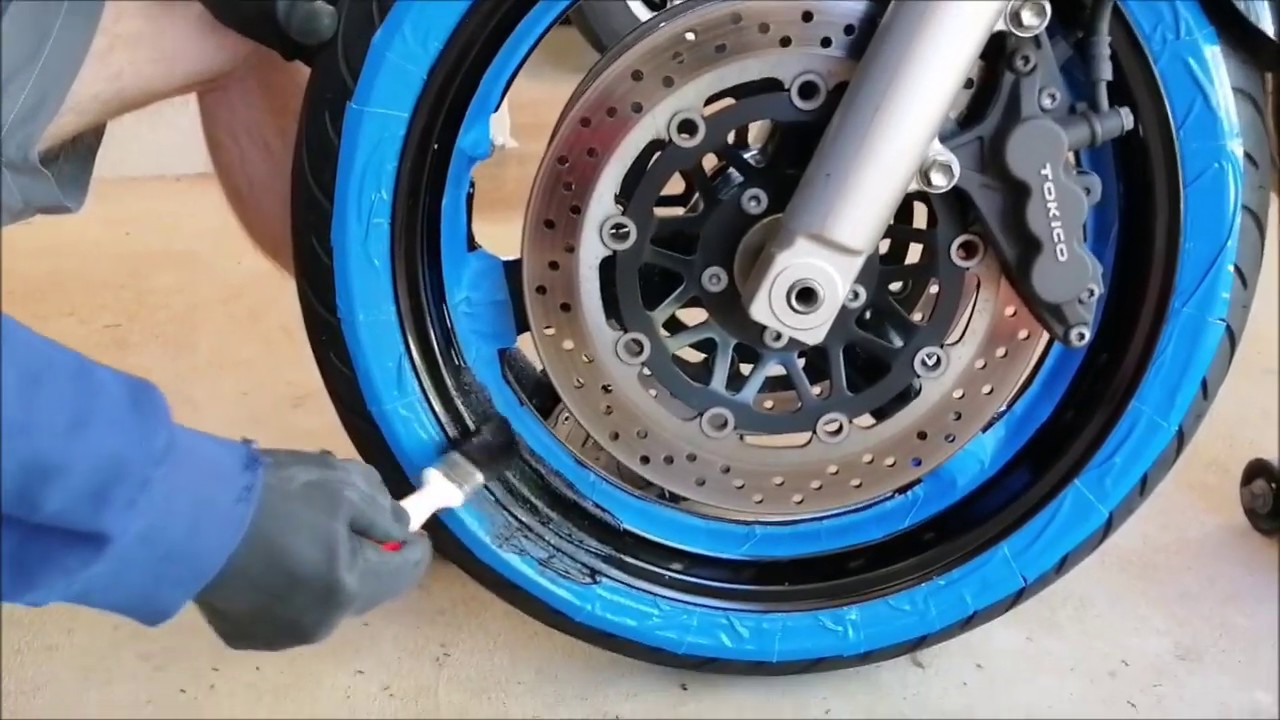 How To Remove Paint From Motorcycle Wheels