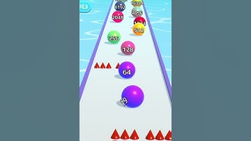 Ball Run Infinity Number Up To (128M, 256M, 512M, 1024M) ! All Levels Part 733 android, ios #shorts