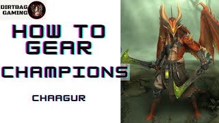 HOW TO GEAR CHAAGUR | Gear Guide Stun Set OP | Raid Shadow Legends