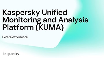 Kaspersky SIEM: event normalization