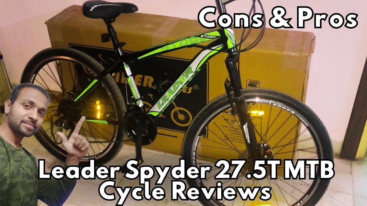 Leader Spyder 27.5T MTB Single Speed Bike Detailed Reviews