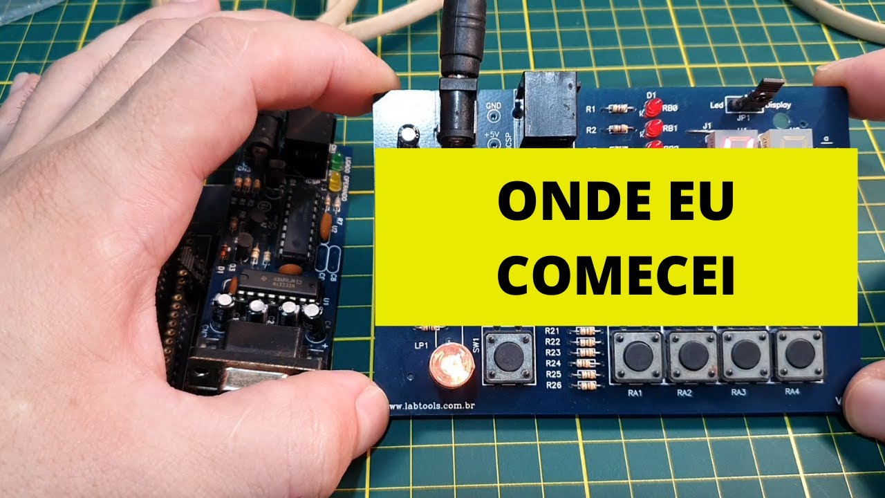 O primeiro kit que comprei para estudar Sistemas Embarcados