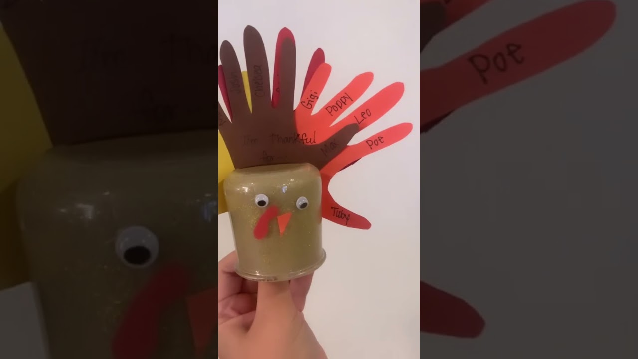 DIY Thanksgiving Turkey Jar 🦃 November Craft