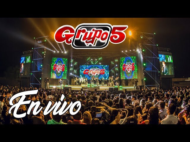GRUPO 5 EN VIVO - TV PERU (ELMER VIVE - DOMINGOS DE FIESTA 2017) class=