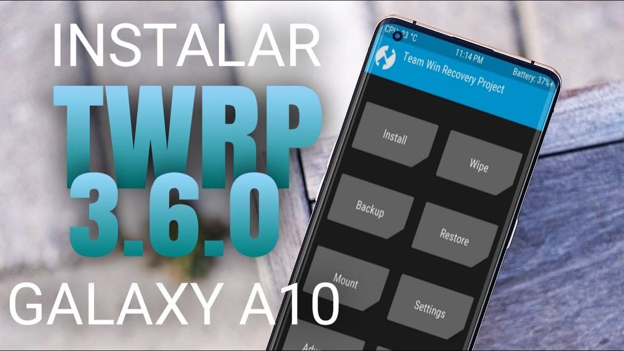 COMO INSTALAR TWRP 3.6.0 NO GALAXY A10 SM-A105M /F/FN  Android 11 | ATUALIZADO 2022