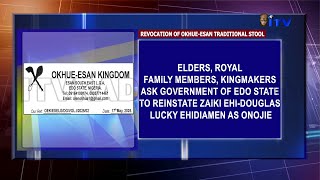 Edo Elders, Royal Family, Kingmakers Urge Govt to Reinstate Zaiki Ehi-Douglas as Onojie