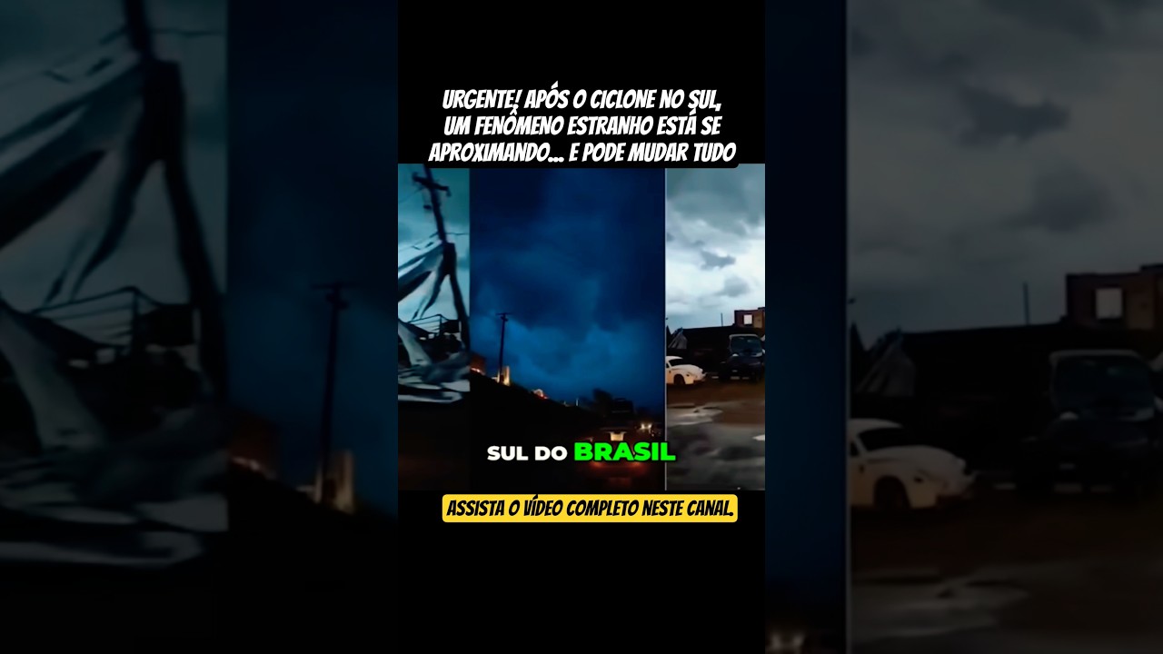URGENTE! Após o CICLONE no Sul, Um FENÔMENO ESTRANHO Está se Aproximando... E Pode Mudar Tudo