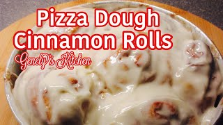 Pizza Dough Cinnamon Rolls